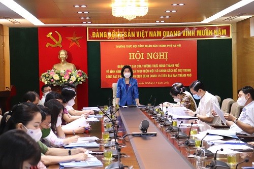 Giám sát UBND Thành phố và các Sở, ngành có liên quan về công tác triển khai hỗ trợ đối tượng bị ảnh hưởng của đại dịch Covid-19